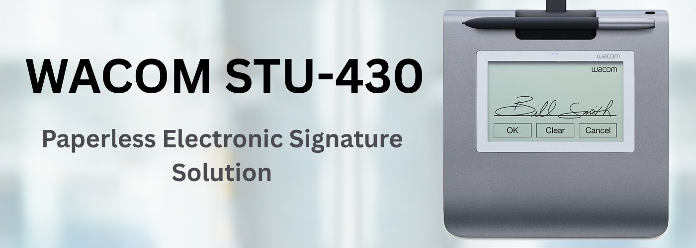 Wacom STU-430 signature pad